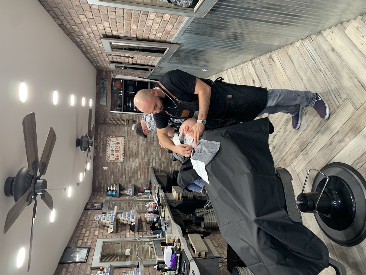 Hot towel shave and facial treatment at Bespoke Barber